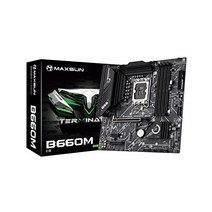MAXSUN Terminator B660 LGA 1700 Intel 12th Gen mATX Motherboard PCIe 4.0 DDR4 3xM.2 Slots 2.5Gb LAN
