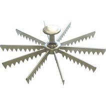 Winco 알루미늄 Winware 10컷 파이 및 케이크 마커, 10 Cut