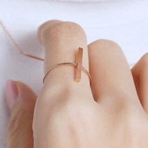 사강주얼리 도깨비 스틱 반지 종로 주얼리 14K 검지 여자 금 링