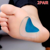 아치 지원 신발 깔창 평발용 젤 패드 발 통증 완화 삽입 발바닥 근막염 교정기 실리콘, [02] style A-2 Pair