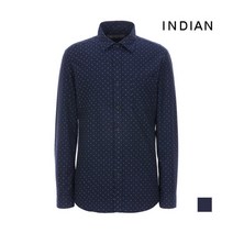 [브루노바피(남성)] [INDIAN] 소프트 코튼 도트 셔츠_MITNLTWC306