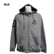 MLB스포츠 LA 기본로고 데일리 기모 후드 집업 105