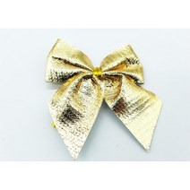 성탄절교회장식 X-mas 실내 인테리어 선물 골드 리본 3개 트리소품 고급스러운 셀프파티