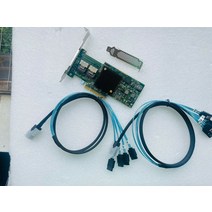 LSI 9207-8i 6Gbs SAS HBA P20 IT 모드 ZFS FreeNAS unRAID 28087 SATA 케이블, 한개옵션1, 한개옵션0