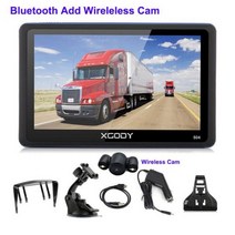 자동차gps 네비게이션 XGODY 504 5 자동차 GPS 네비게이터 인치 차량 트럭 128MB 8GB 터치 스크린 자동 Sat Nav Navitel 유럽지도, BT- Wireless Cam