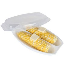 Home-X - Microwave Corn Steamer with Lid Airtight Lid Steams For Delicious and Perfectly Cooked Cor, 1