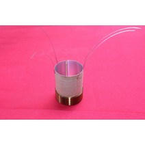 1개 ID: 25.5mm 인치 백색 백반 우퍼/베이스 스피커 보이스 코일 2 옴 + 듀얼 콘센트, 한개옵션0