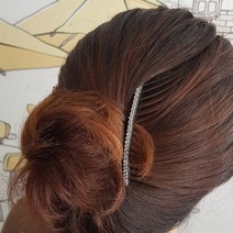 인조이박스 고퀄~ 국내산 큐빅 빗핀 올림머리핀 CORCOM 90D