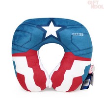 기프트앤돌 정품 뉴 마블 캡틴 아메리카 목쿠션 목베개 30cm