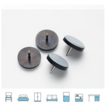 이지슬라이드 가구슬라이딩 패드 못형 5팩 구성, 20팩 묶음