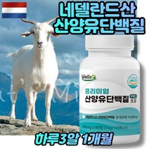 산양유 단백질 프로틴 BCAA PROTEIN 100% 네텔란드산 초유 분리유청 보충제 류신 타블렛 여성 시니어 어르신 1800mg 90정X1통 1개월분 (사은품증정)
