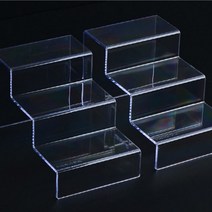 2단 3단 아크릴 계단형 진열대 다용도 거치대 정리대, 본상품선택