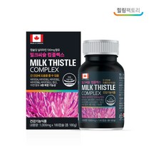 힐링팩토리 밀크씨슬 콤플렉스 1 000mg x 180캡슐 4개, 180정