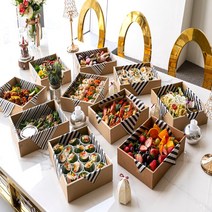 홈파티 음식 5인14종 집들이 생일 상차림 메뉴 케이터링 출장뷔페 생신상 박스 손님