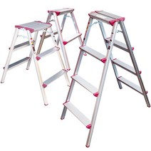 국산 가정용 접이식 이동식 계단 안전 작업 발판 미니 A형 3단 알루미늄 사다리, 일반형, 2단사다리