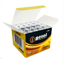벡셀 알카라인 AA건전지 벌크, 1개입, 60개