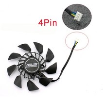 GTX970 FD9015U12S T129215SU 95mm 비디오 팬 ASUS 매트릭스 R9 280X GTX780TI GTX980 그래픽 카드 냉각, 01 T129215SUA