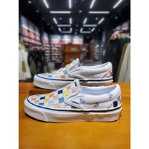 (VANS) 보드화 남녀공용 슬립온 애너하임 헤리티지 엠브로이더리 체커보드 슬립온98 DX (멀티) (VN0A5KX8AVZ)(1361532)