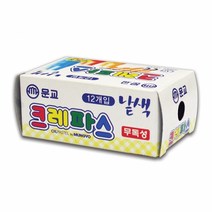 문교)단색 크레파스, 빨강