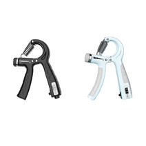 크로닉401 디지털 카운터 악력기 2개입 5~60kg, 블랙+스카이