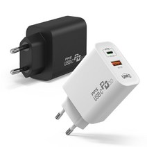 UM2 UM-PDPPS30W PPS지원 초고속 충전기 노트20 S22 아이폰13 워치4, 블랙