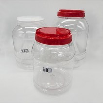 올담 플라스틱 원형 핸들 용기 3L 4.4L 5L, 3L (6773), 1개