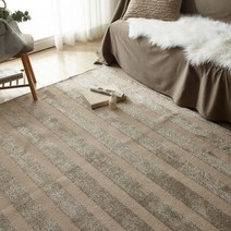 투톤 스트라이프 사각러그 150x200cm