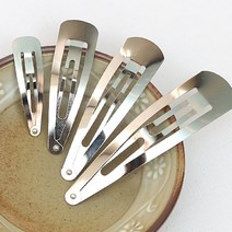 [펠트친구] 니켈 똑딱핀/은색똑딱핀/똑딱핀/머리핀만들기/머리핀, 50mm(8개), 8개