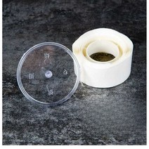 케이크핀100개 장식핀 투명 플라스틱 고정핀 쏠림방지, 지름 2cm 원형 (100개), 100개