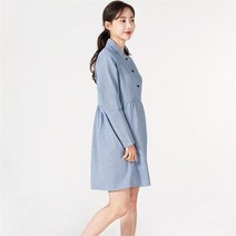 셀러허브 패션 여자 격자 쁘띠 카라 러블리 10대 클래식 드레스