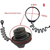 주유구캡 주유구끈 커버 뚜껑 끈 새로운 연료 오일 탱크 커버 케이블 슬링 가스 캡 로프, 어두운 회색