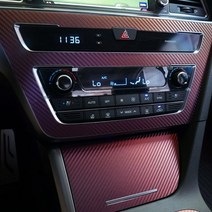 현대 LF소나타 카본 데칼스티커 인테리어 윈도우 콘솔, F TYPE (윈도우 열선유 패널), 04. 카멜레온와인카본