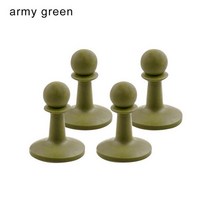 텐트 폴대 연결 야외 캠핑 기둥 천막 막대 지지 바 번개 방지 천둥 캡 보호 4 개/세트, [02] army green, 02 army green