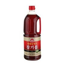 해표 재래식압착 참기름, 1.8L, 5개