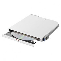 Buffalo BUFFALO USB3.1(Gen1)/3.0 외장 DVD/CD드라이브 버스 파워 W케이블(급전 케이블 첨부) 얇은 휴대용 국내 메이커 Window/Mac 화이트 DVSM-PTV8U3-WH/N, 상품명참조