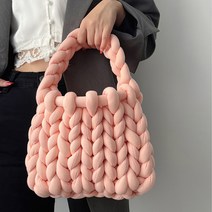 연이랜드 자이언트얀 뜨게가방 완성품
