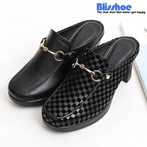 블리슈 니일라 말굽슬리퍼 8cm 슬리퍼힐 힐슬리퍼