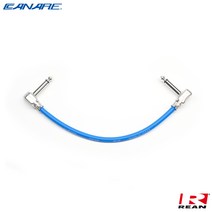 카나레 L-2T2S 커스텀 패치 케이블 / Right Angle, 45cm, 파랑색