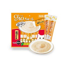 이나바 챠오츄루 고양이 간식 혼합맛 10종콤보, 이나바차오츄르, 닭가슴살+해물믹스14g20p(128)