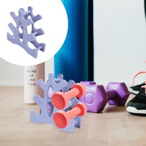 슬링랙 아령 스탠드 웨이트 랙 브래킷 수납 거치대 가정용 내마모성 선반 리프팅 케틀벨 나무 바닥, [01] Random Color