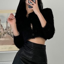 글램디브 털실 크롭 가디건 우곤이 AI0962