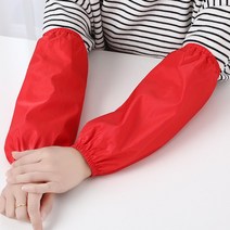 롱장갑 손 여성 남자 작업 보호 커프스 방수 오일 팔토시 라지 주방 볶음요리 튀다 화상방지 신기 3881338828, 방수 방지 오일 프리미엄 토시 레드