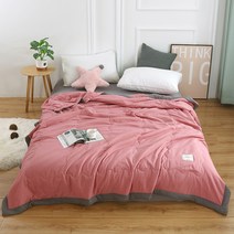 LOVEHOME 봄 이불 여름 이불 고급 사계절 이불 가정용, 붉은색