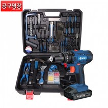 [공구명장] ES산업 LH216K 충전햄머드릴 16V 수공구세트 112PCS