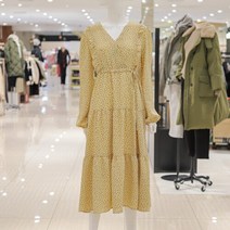 ab.f.z [ab.f.z] 브이넥플라워프릴원피스 (KSW1HO46B)