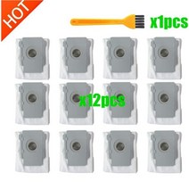 로봇 청소기 걸레 필터 iRobot Roomba i7 i7 E5 E6 E7 s9 s9 클린베이스 진공 부품 먼지 봉투 용 다중 세트 먼지 처리 교체 가방, NO1