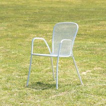 피카소가구 사각망 야외철망의자 야외의자 정원의자 가든체어 펜션 편의점, 사각망의자-화이트