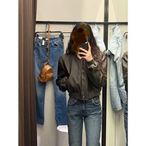 재킷 여성재킷 여성봄버자켓 자켓코디 간절기 여자 가죽 봄가을 긴팔