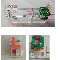 피치 2.54mm 간격 테스트 스탠드 PCB 클립 클램프 고정 장치 픽스처 프로브 포고 핀 다운로드 프로그램 번 3P 4P 5P 6P 7P 8P 9P 10P, 15 2.54MM 2X9P