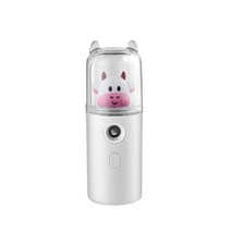얼굴스팀기 미스트기 홈케어 피부관리기 30ml 미니 나노 미스트 페이셜 스프레이어 뷰티 기기 usb 가습기 충전식 분무기 페이스 스티머 모이스춰라이징 뷰티 도구, b 흰색